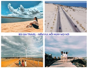 Tour Tuabin gió – Cung đường cát trắng – Đồi cát trắng – Đồi cát bay – Suối Tiên